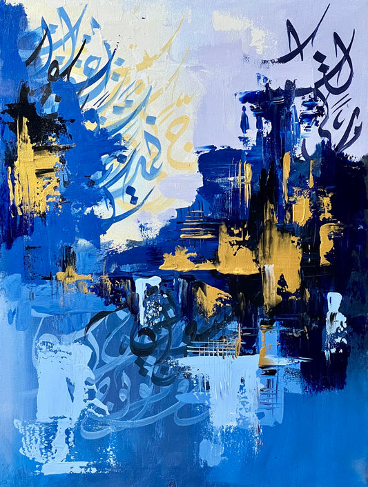 Abstract Contemporary Calligraphy Painting