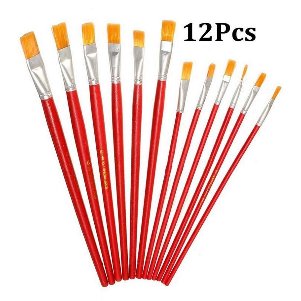 China Red Brushes set of 12